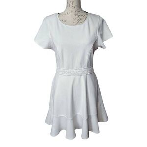 Speechless Juniors Size Large White Open Back Flared Dress